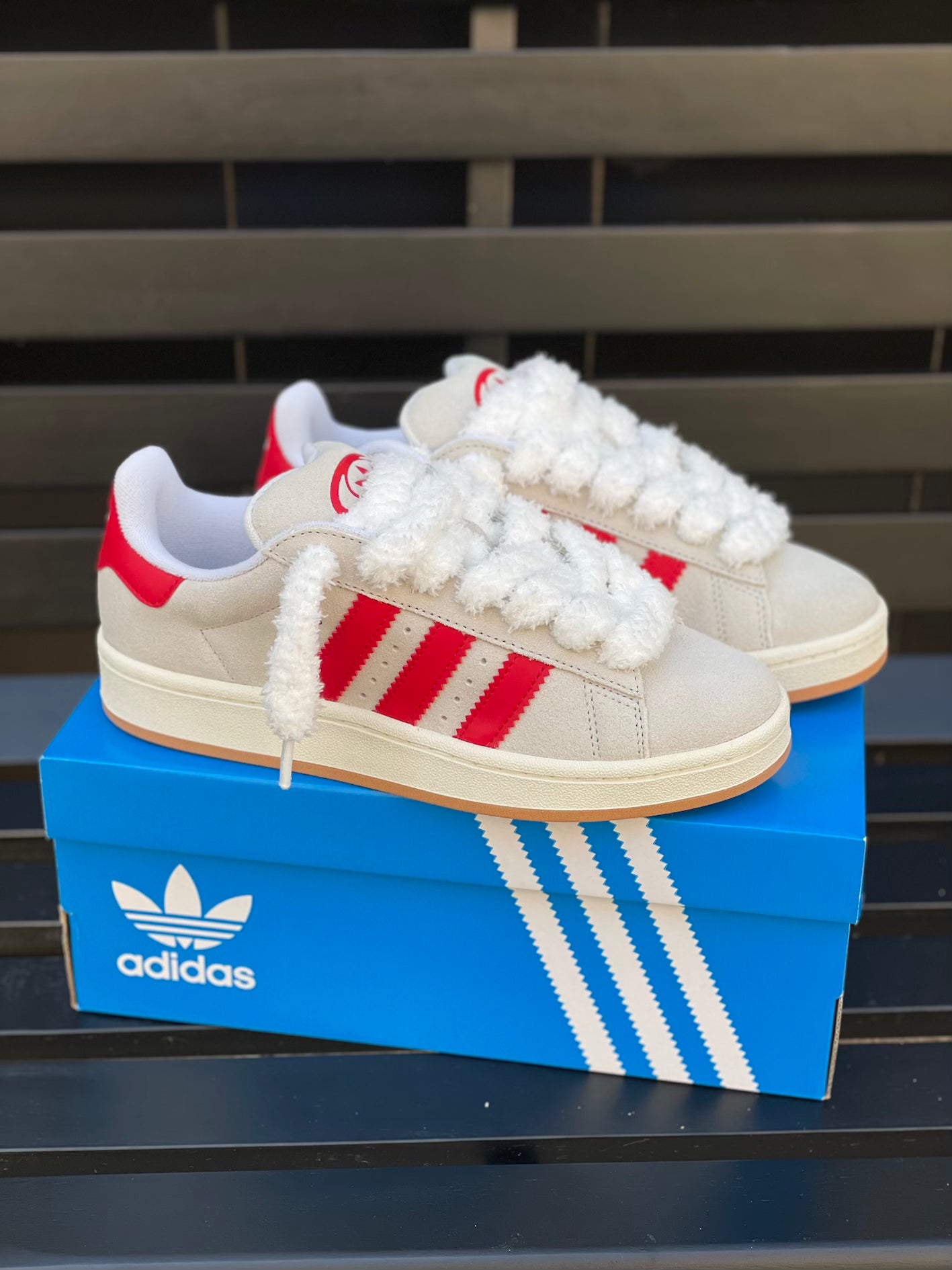 Fluffy Veters 15mm 'Wit'