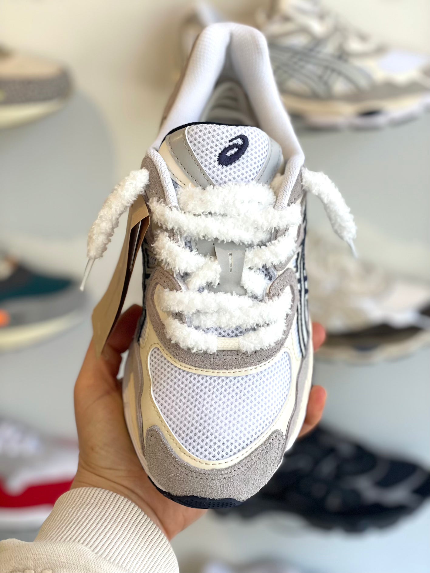 Fluffy Veters 10mm 'Wit'