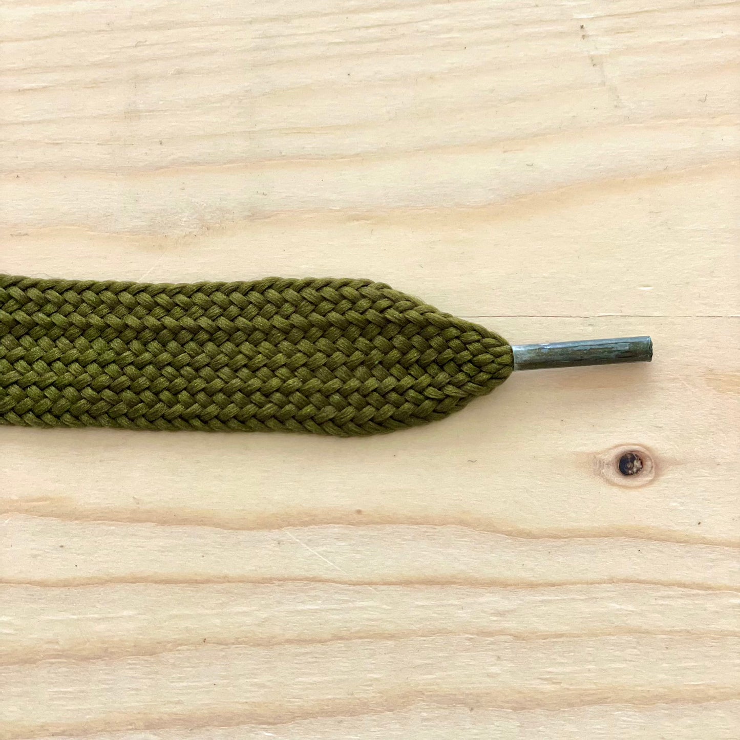 Extra Brede Veters 20mm 'Olijf Groen' - Adidas Campus 00s