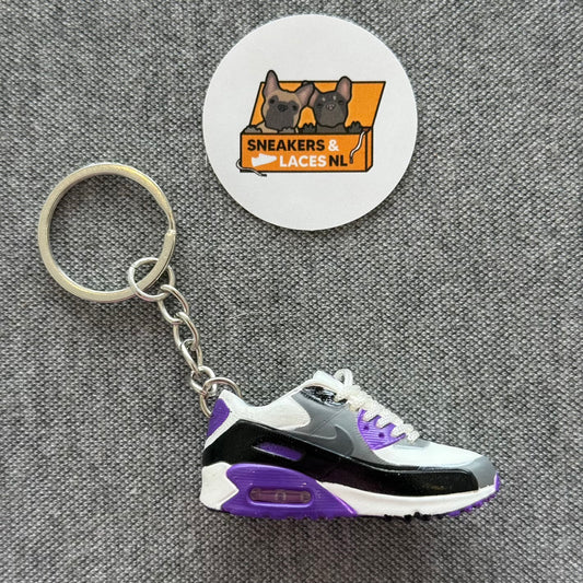 Nike Air Max 90 'Recraft Hyper Grape' - Mini Sneaker Sleutelhanger