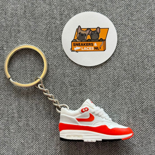 Nike Air Max 1 Anniversary 'Red' - Mini Sneaker Sleutelhanger