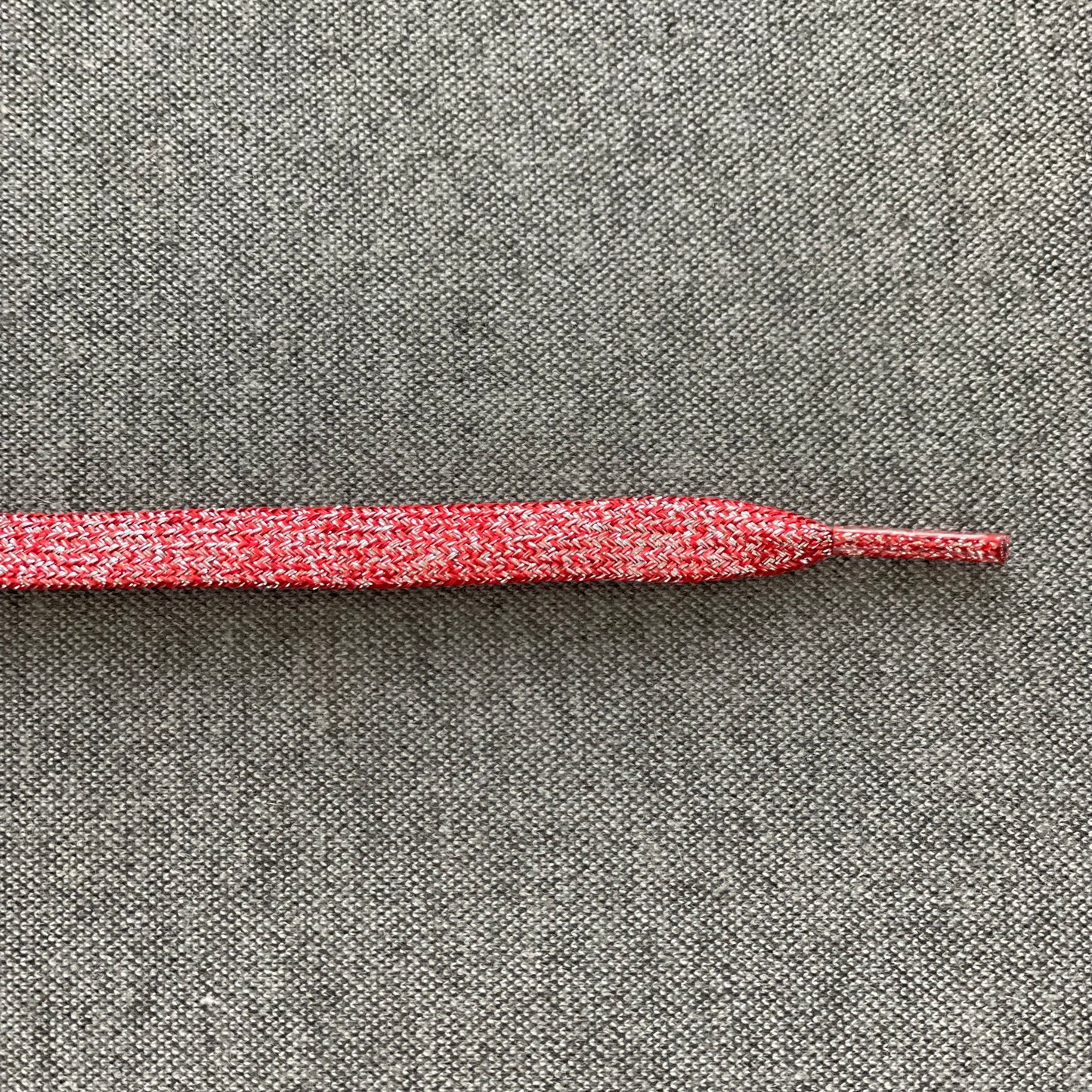 Platte Veters 8mm 'Rood /Glitter'