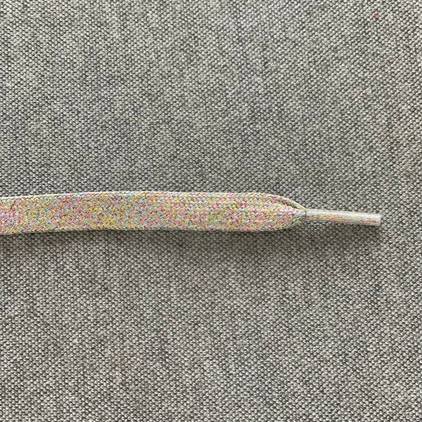 Platte Veters 8mm 'Multi Color/Glitter'