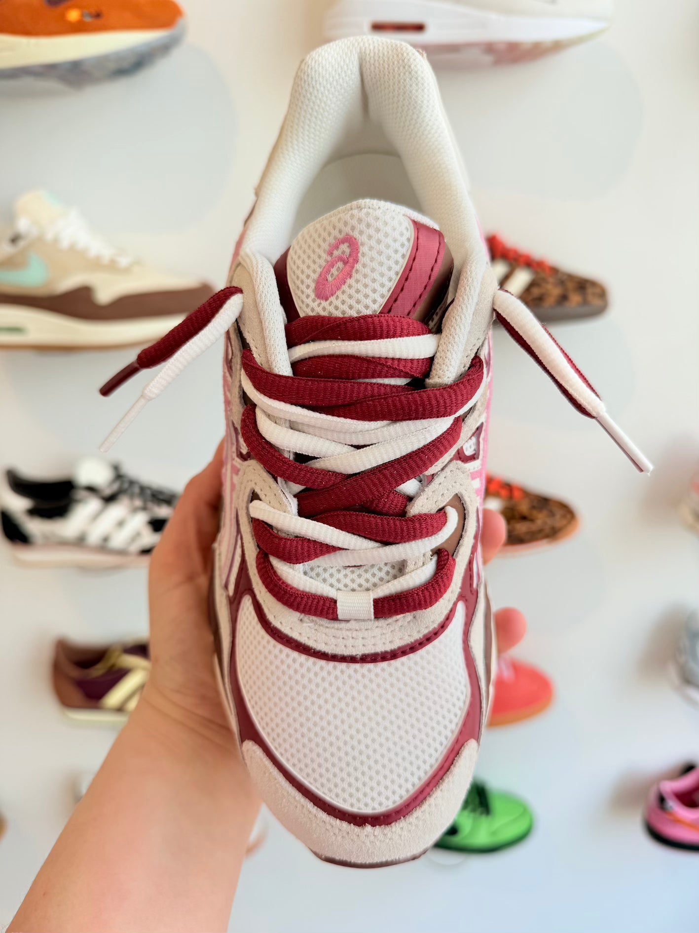 Asics Veters 9mm 'Bordeaux Rood'