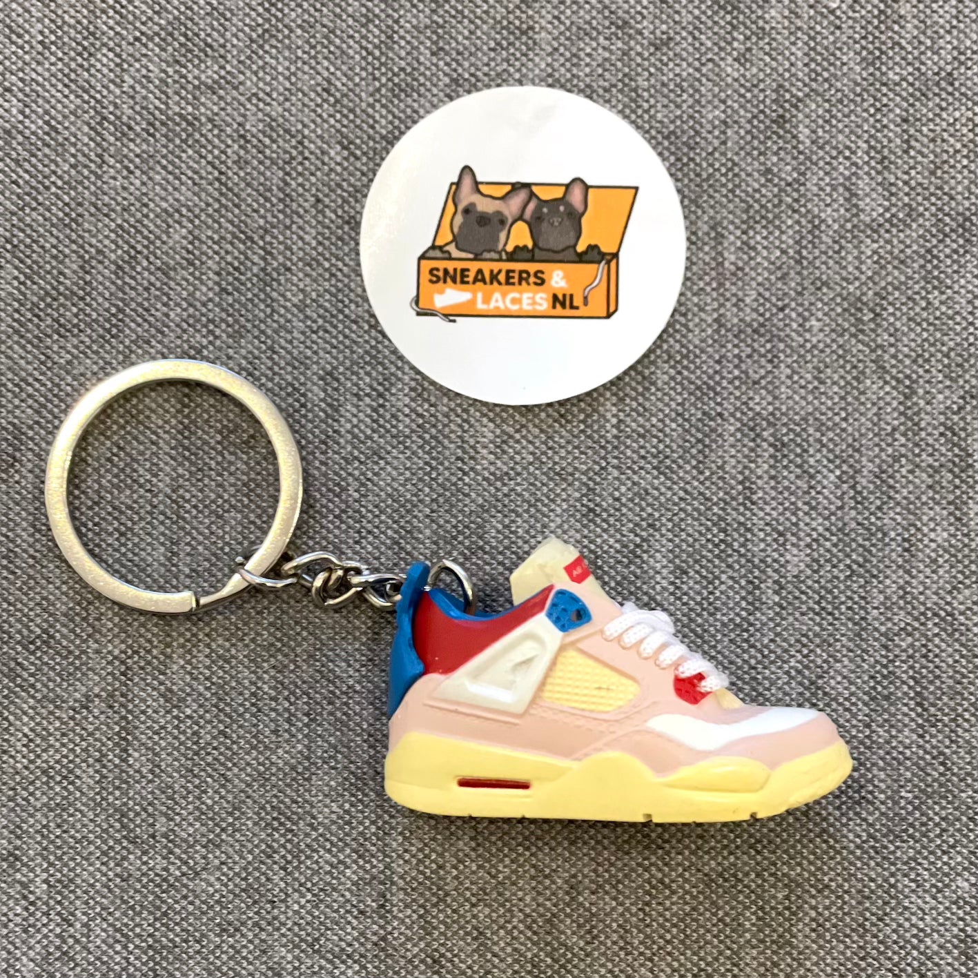 Air Jordan 4 Retro Union 'Guava Ice' - Mini Sneaker Sleutelhanger