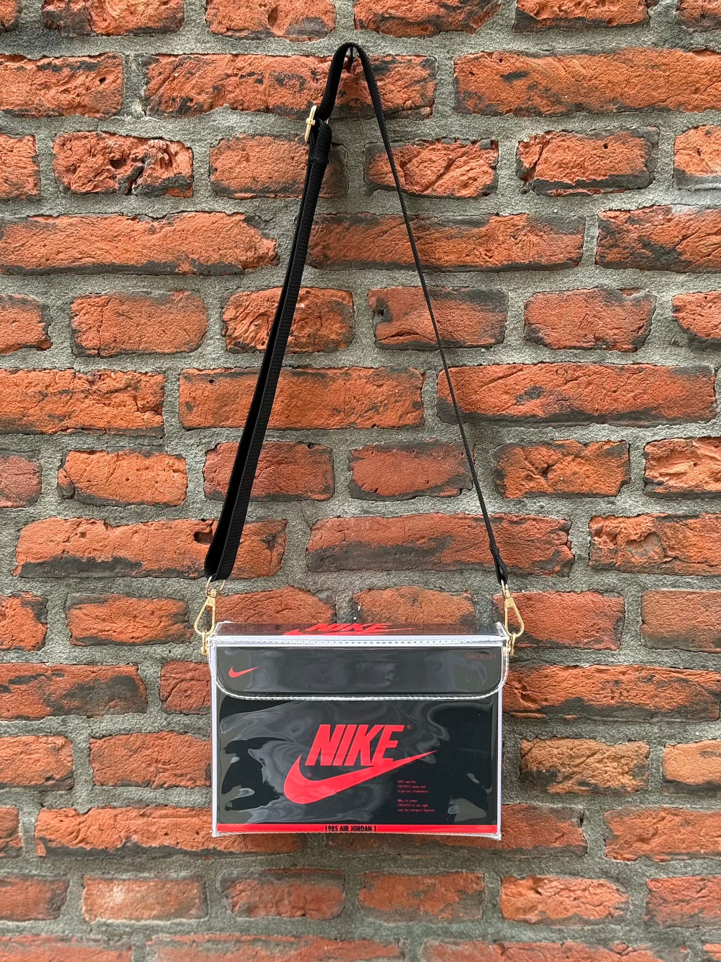 Custom Sneaker Box Bag - Nike Jordan (Black/Red)