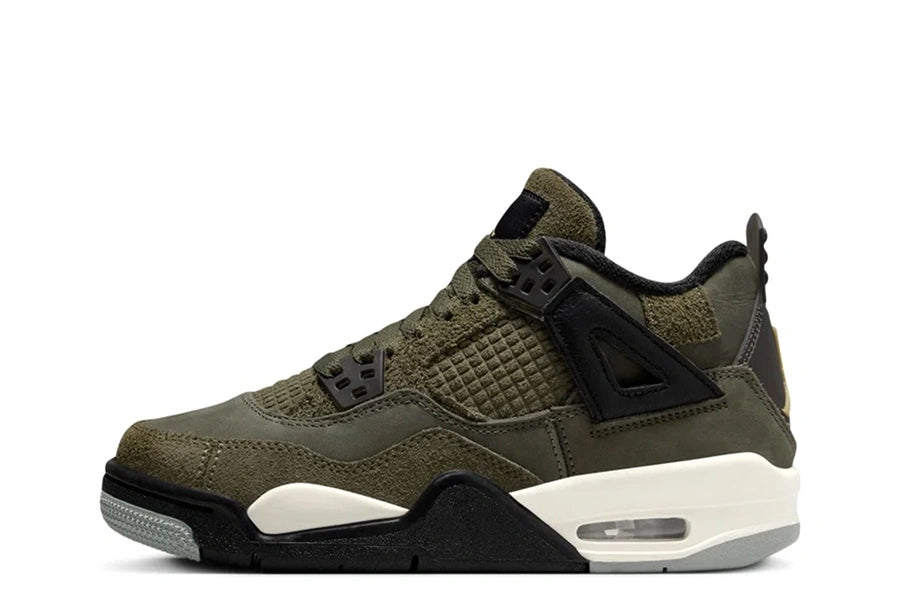 Air Jordan 4 Retro SE Craft 'Medium Olive' (GS)