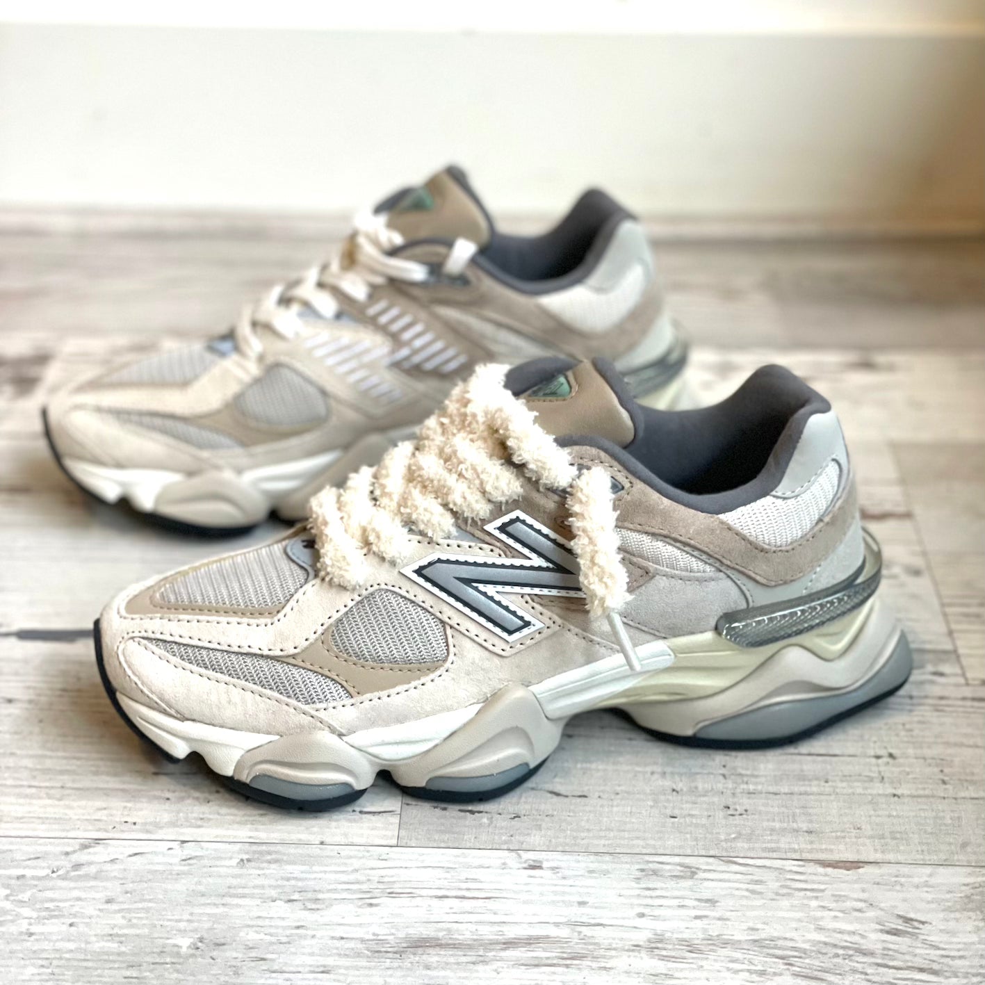 Fluffy Veters 10mm 'Beige'