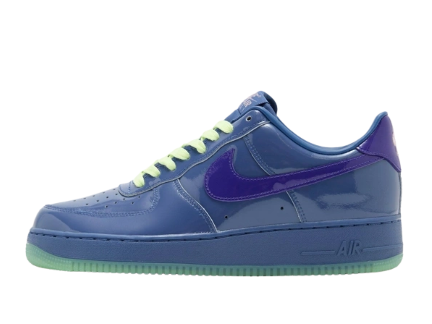 Nike Air Force 1 Low Patent Leather 'Mystic Navy Grape Ice'