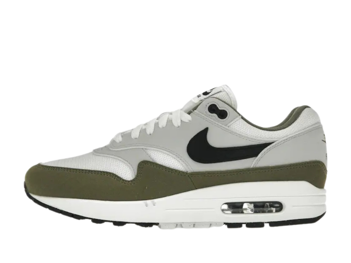 Nike Air Max 1 'White Black Medium Olive'