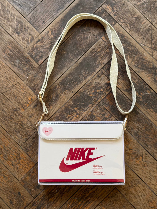 Custom Sneaker Box Bag - Nike (Bordeaux Beige)