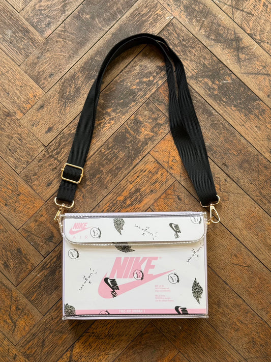 Custom Sneaker Box Bag - Nike x Travis Scott Pink
