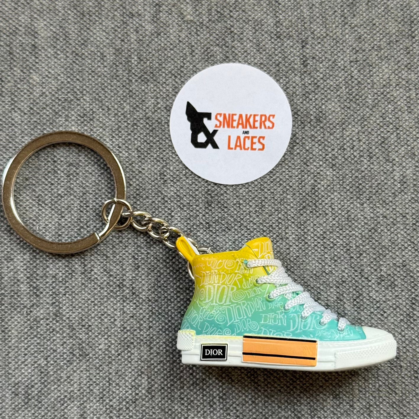 Dior And Shawn B23 High Top - Mini Sneaker Sleutelhanger