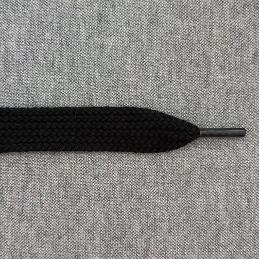 Extra Brede Veters 20mm 'Zwart'
