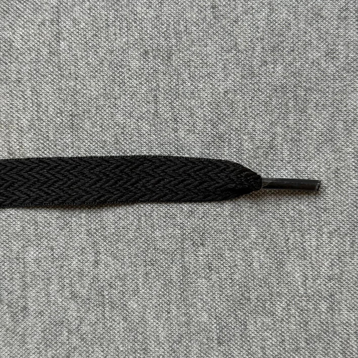 Extra Brede Veters Geweven 15mm 'Zwart'