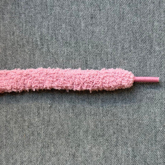 Fluffy Veters 15mm 'Donker Roze'