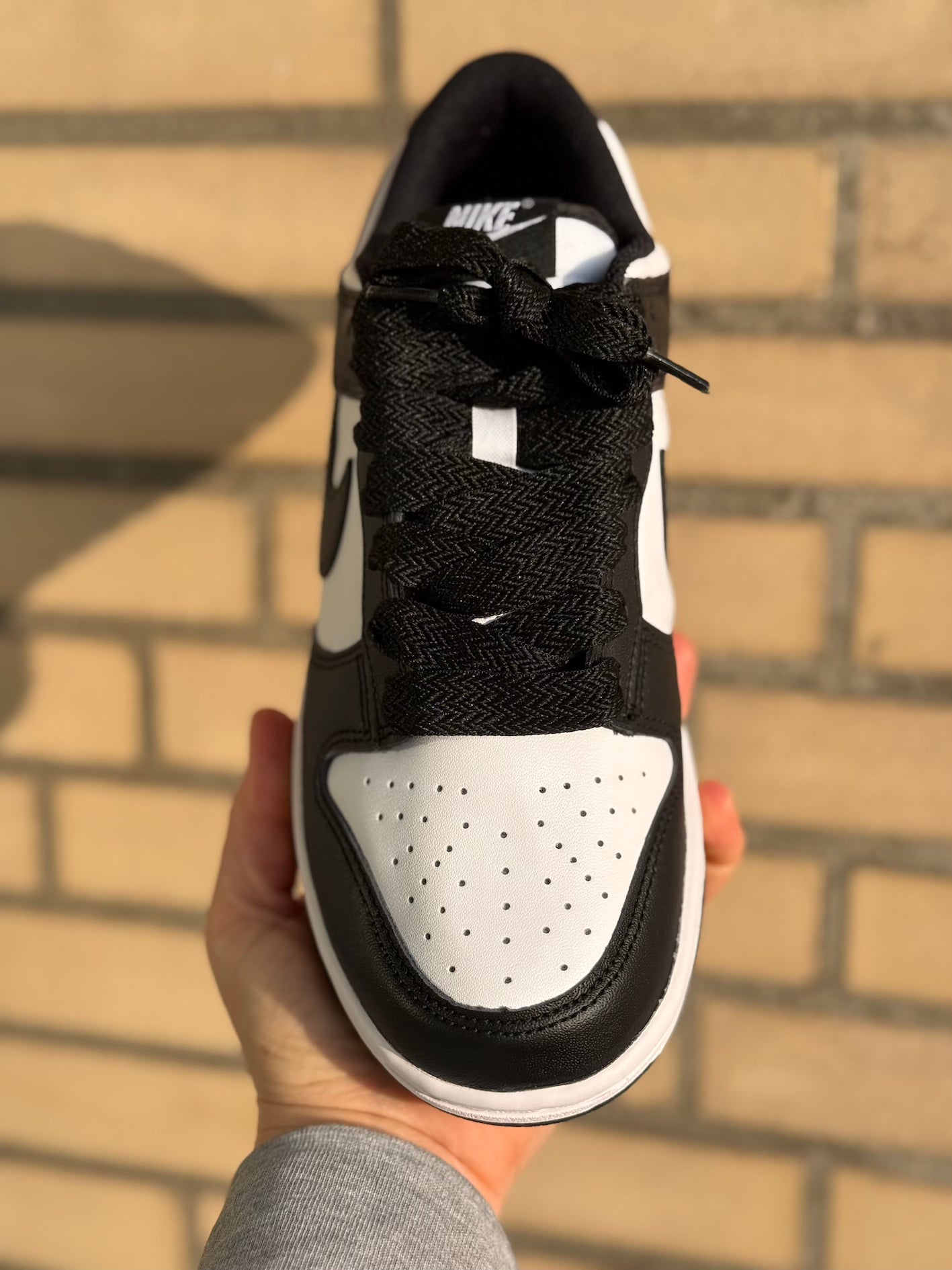 Extra Brede Veters Geweven 15mm 'Zwart'