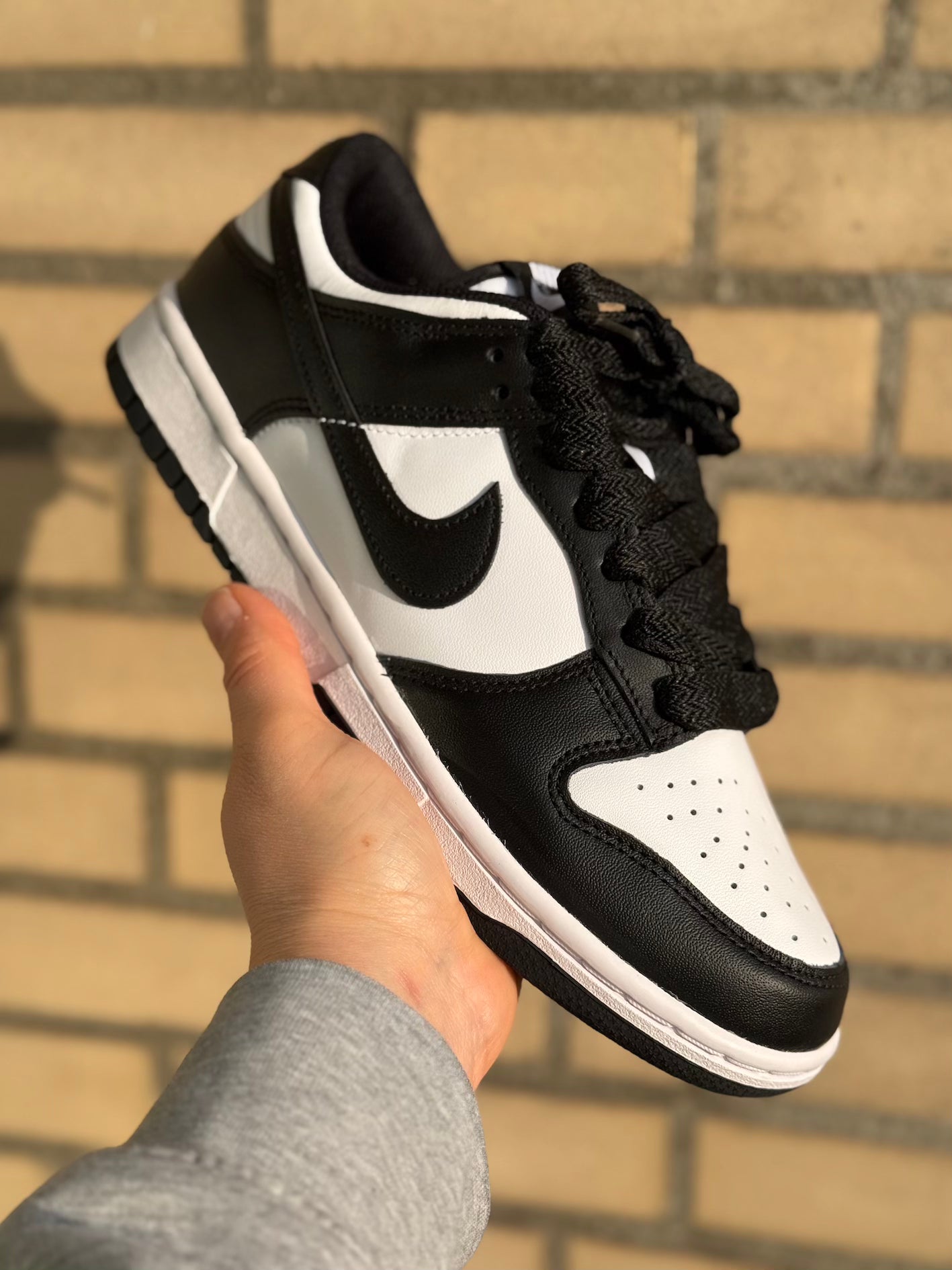 Extra Brede Veters Geweven 15mm 'Zwart'