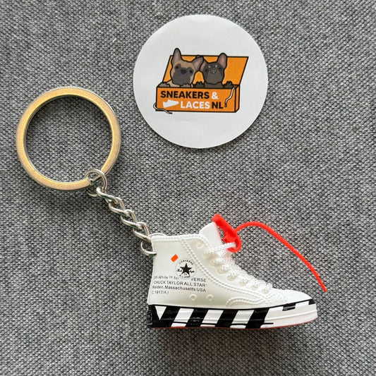 Converse x Off White - Mini Sneaker Sleutelhanger