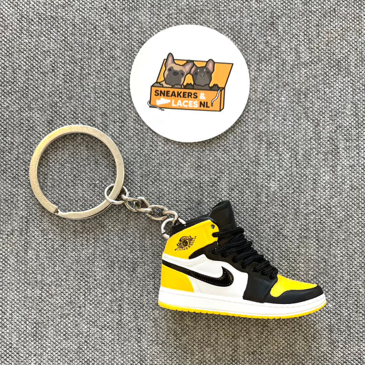 Air Jordan 1 Retro High 'Yellow Toe' - Mini Sneaker Sleutelhanger