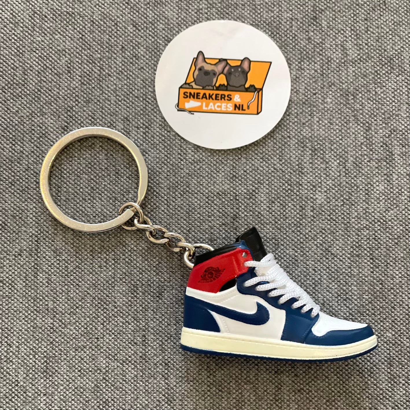 Air Jordan 1 Retro High 'Union LA BlueToe' - Mini Sneaker Keychain