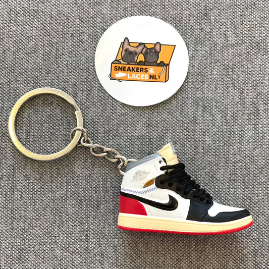 Air Jordan 1 Retro High 'Union LA Black Toe' - Mini Sneaker Keychain