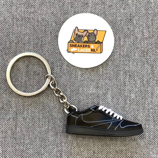 Air Jordan 1 Retro Low Travis Scott 'Black Phantom' - Mini Sneaker Sleutelhanger