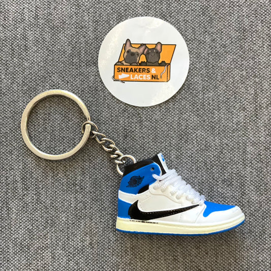 Air Jordan 1 Retro High 'Fragment x Travis Scott White Laces'- Mini Sneaker Sleutelhanger