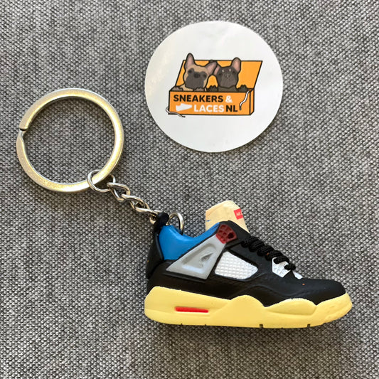 Air Jordan 4 Retro Union 'Off Noir' - Mini Sneaker Sleutelhanger