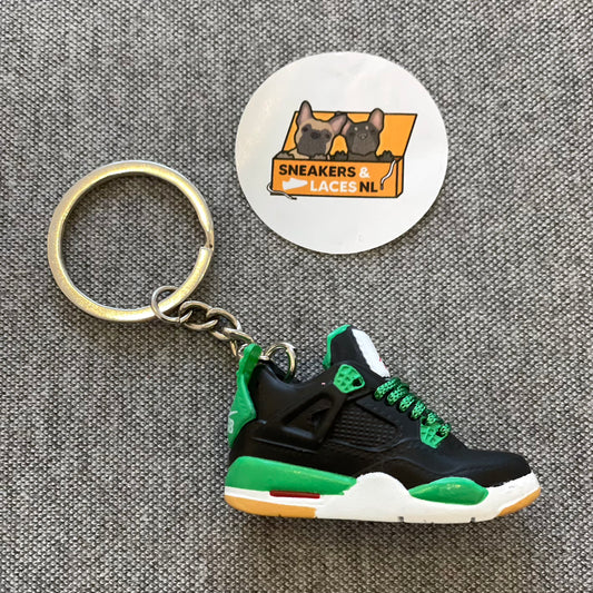 Air Jordan 4 SB Retro 'Black/Pine Green' - Mini Sneaker Sleutelhanger