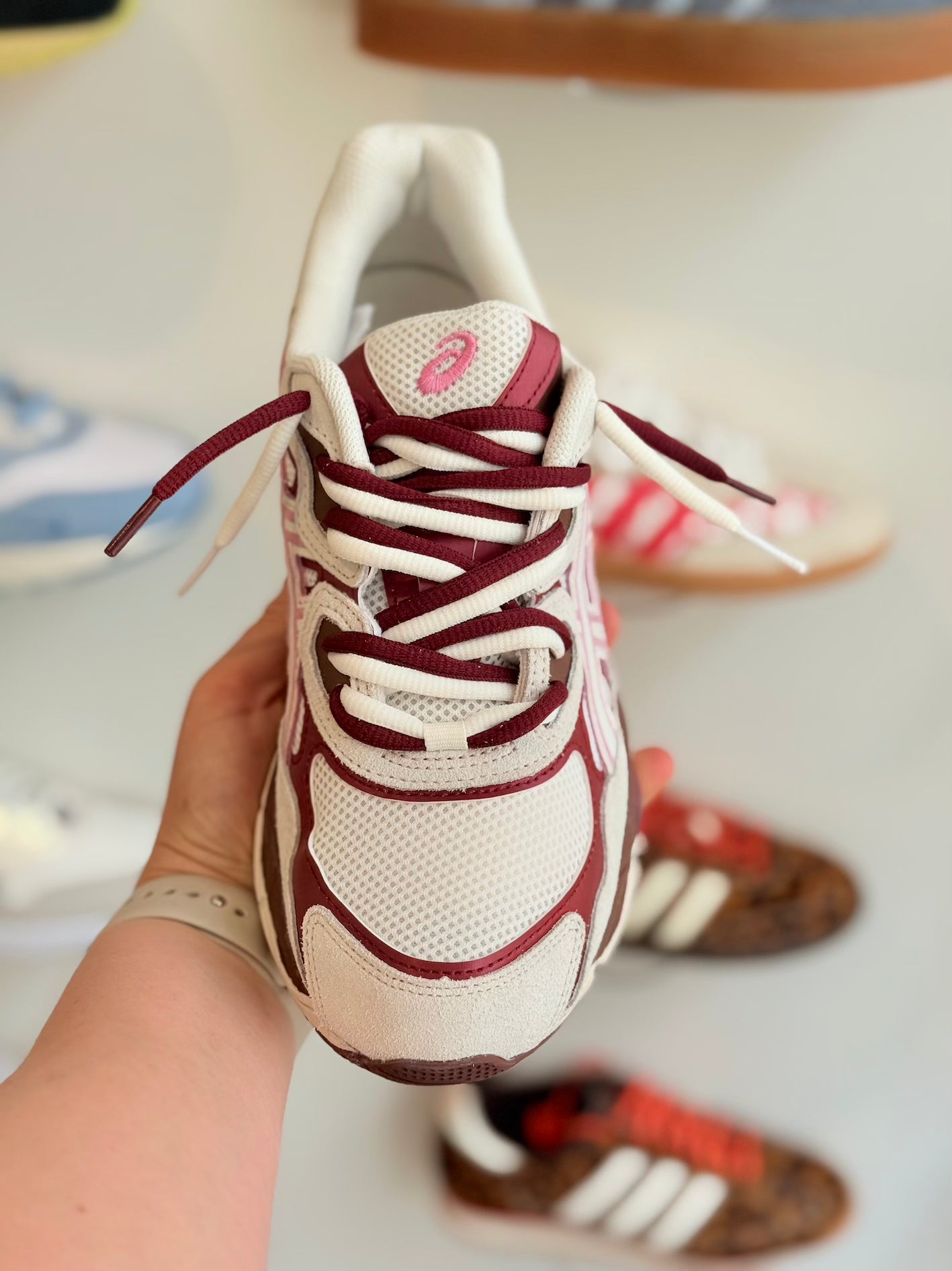 Asics Veters 7mm 'Bordeaux Rood'