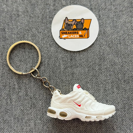 Nike Air Plus 'Supreme White' - Mini Sneaker Sleutelhanger