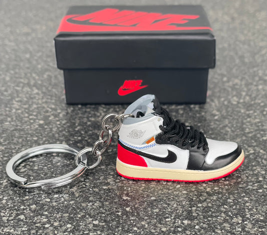 Air Jordan 1 Retro High 'Union LA Black Toe' - Mini Sneaker Sleutelhanger