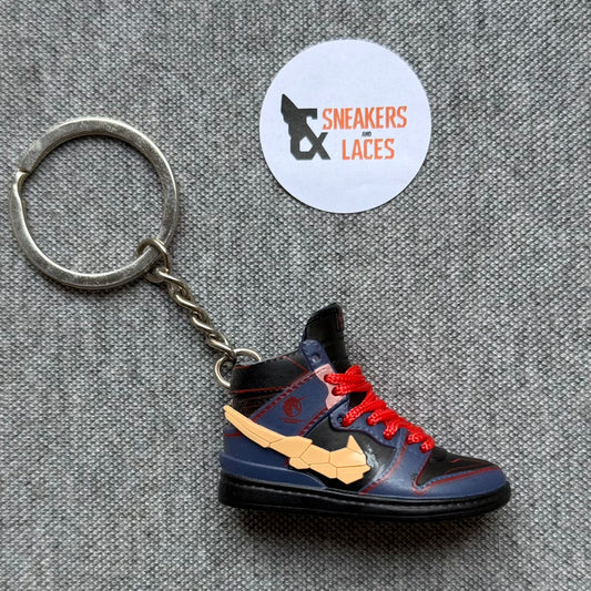 Nike SB Dunk High 'RX-0 Unicorn Gundam 02 Banshee' - Mini Sneaker Sleutelhanger (kopie)