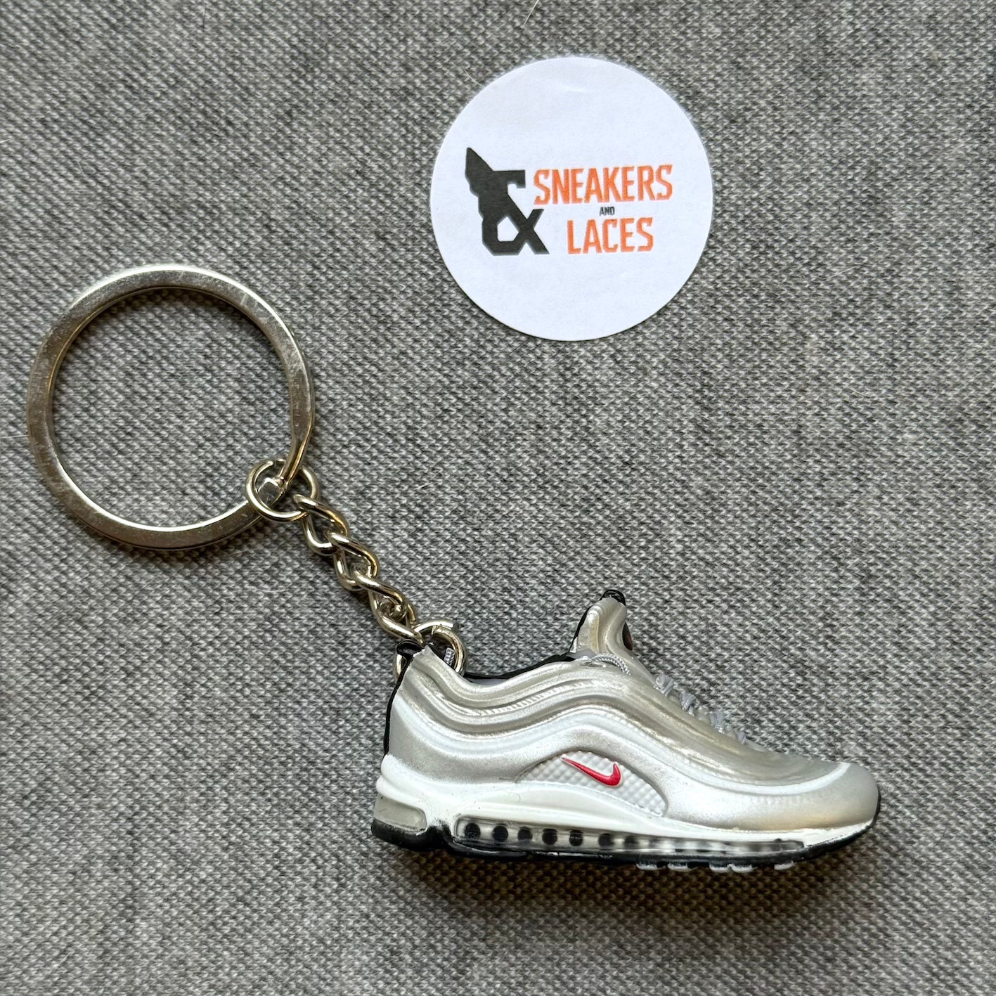 Nike Air Max 97 'Silver Bullit' - Mini Sneaker Sleutelhanger