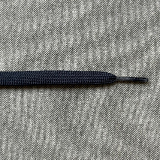 Platte Veters 8mm Dubbel Gelaagd 'Donker Blauw'