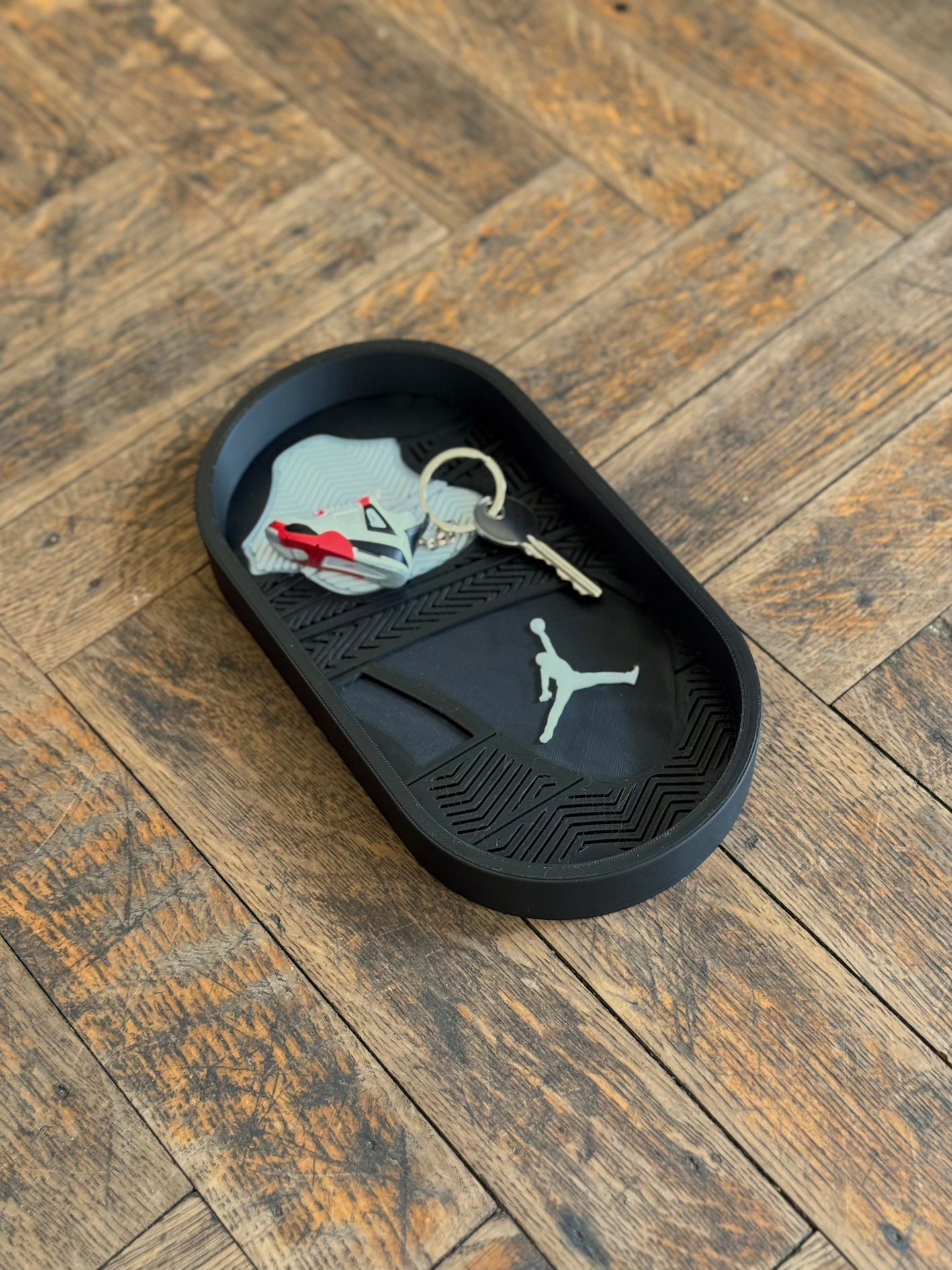 Jordan 4 White Thunder Sole Tray - Sneaker Inspired Organizer