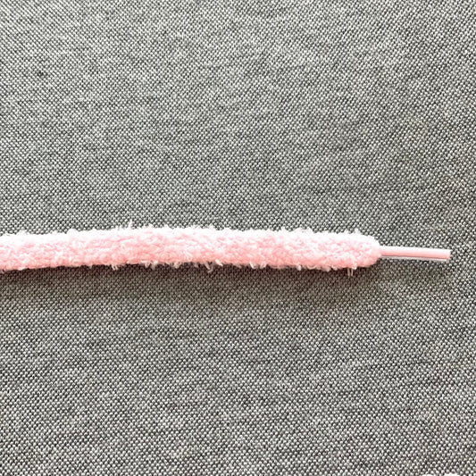 Fluffy Veters 8mm 'Roze'