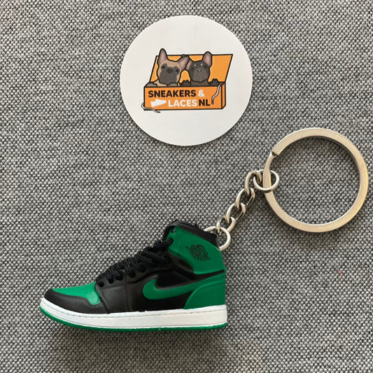 Air Jordan 1 Retro High 'Pine Green Black' - Mini Sneaker Sleutelhanger