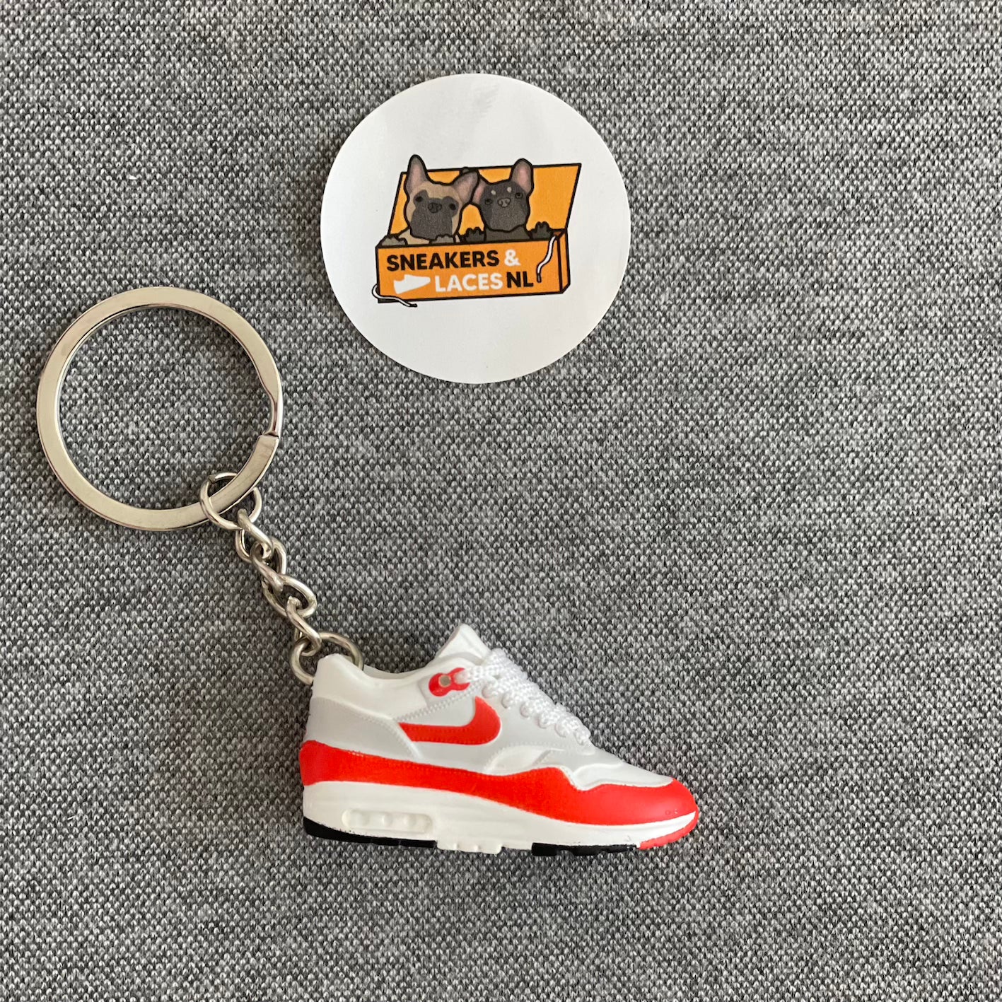 Nike Air Max 1 Anniversary 'Red' - Mini Sneaker Sleutelhanger