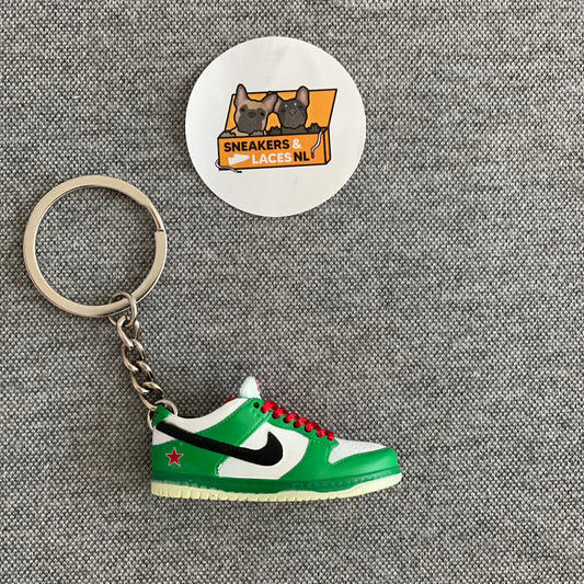 Nike SB Dunk Low 'Heineken' - Mini Sneaker Sleutelhanger