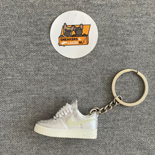 Nike Air Force 1 Low 'x Louis Vuitton 'Silver' - Mini Sneaker Sleutelhanger