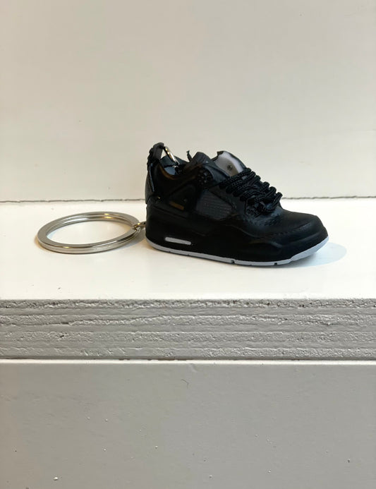 Air Jordan 4 Retro Kaws 'Black' - Mini Sneaker Sleutelhanger