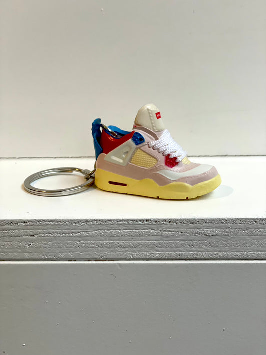 Air Jordan 4 Retro Union 'Guava Ice' - Mini Sneaker Keychain
