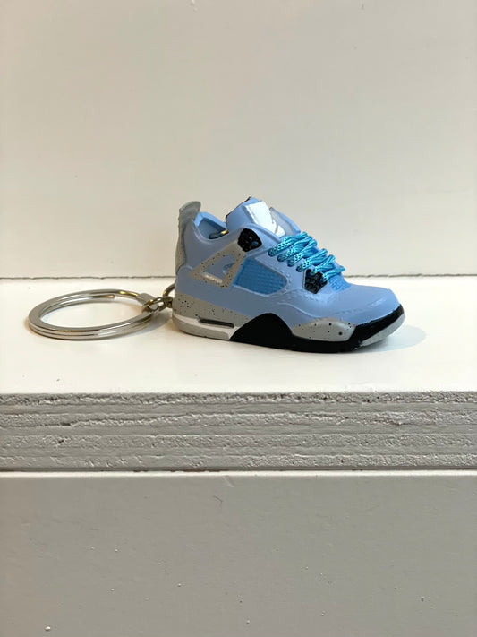 Air Jordan 4 Retro 'University Blue' - Mini Sneaker Keychain