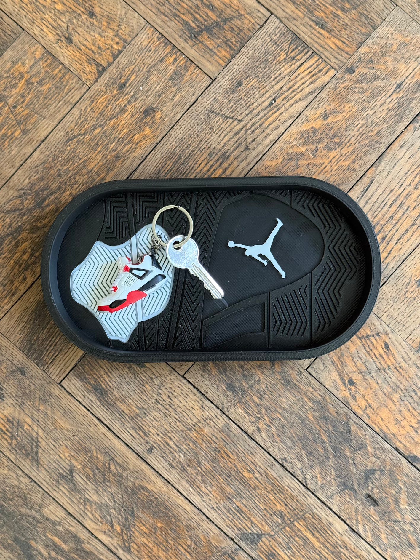 Jordan 4 White Thunder Sole Tray - Sneaker Inspired Organizer