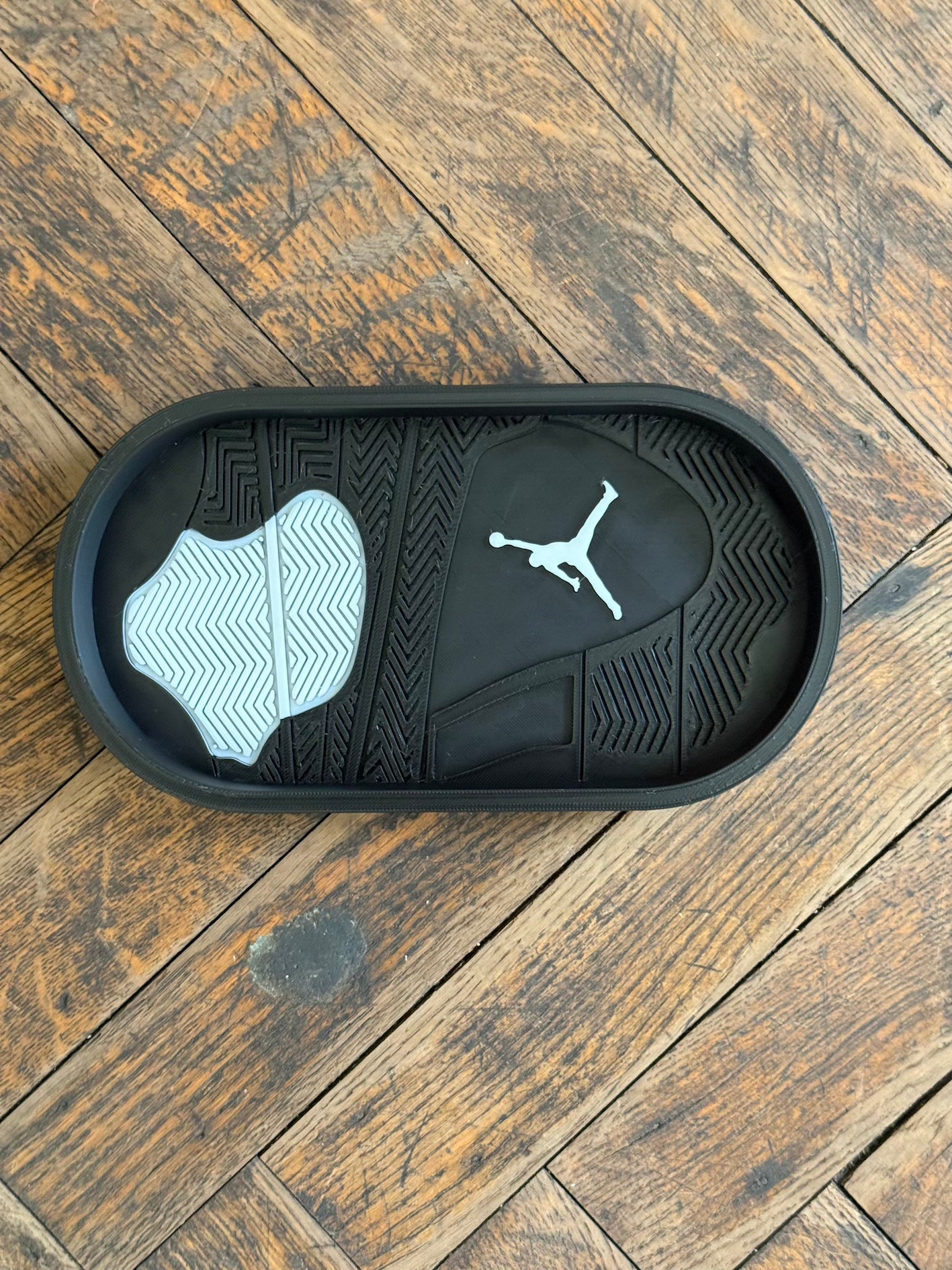 Jordan 4 White Thunder Sole Tray - Sneaker Inspired Organizer