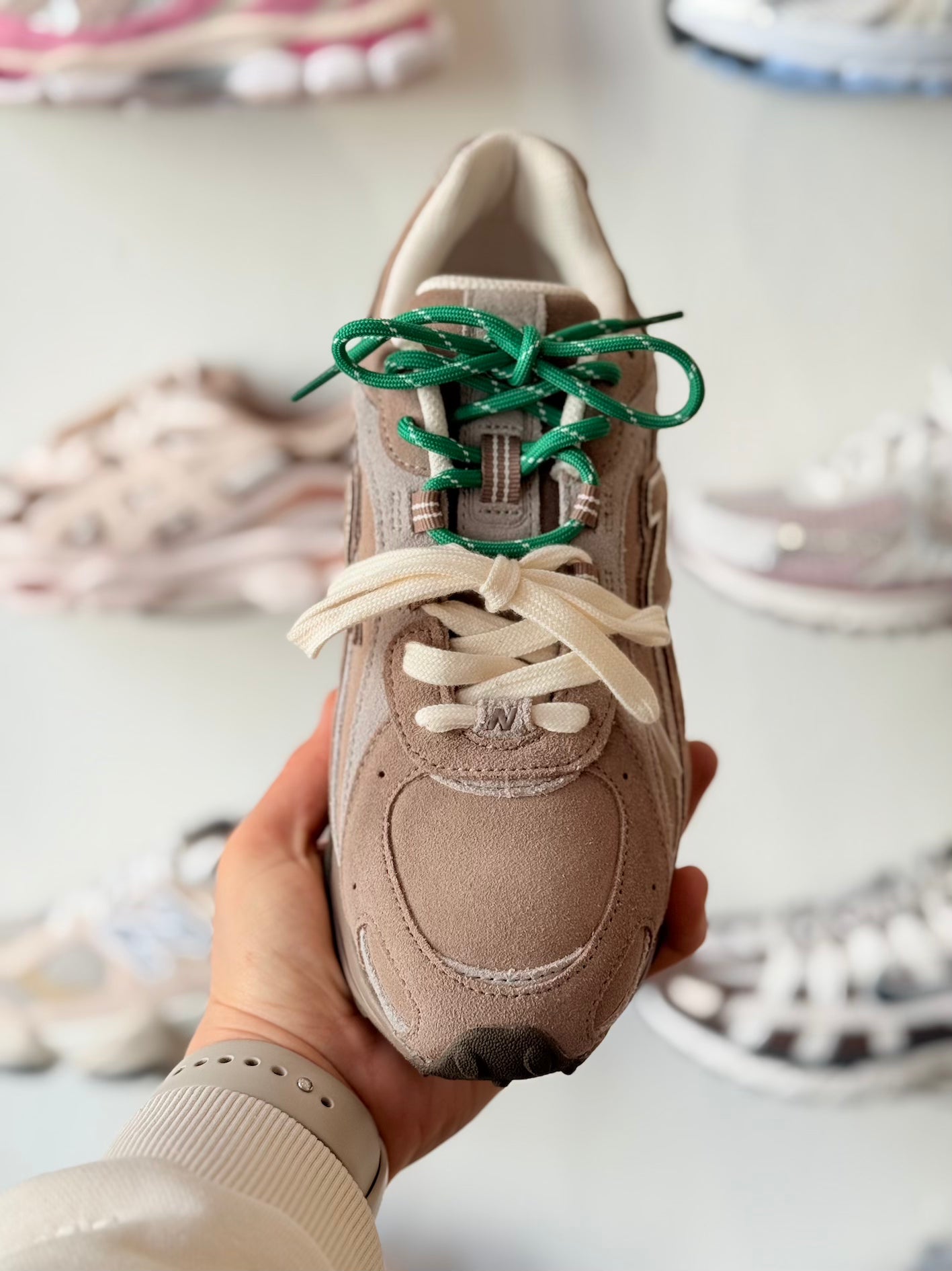 New Balance 204L Veters - Créme / Groen