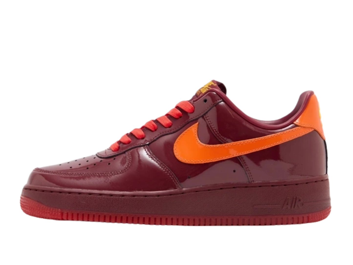 Nike Air Force 1 Low Patent Leather 'Dark Team Red'