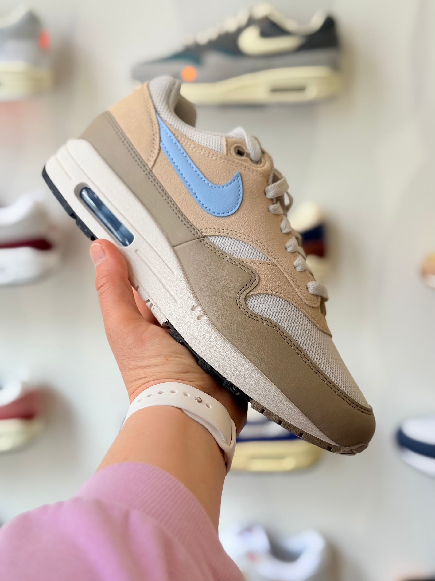 Nike Air Max 1 Essential 'Light Bone/Psychic Blue'